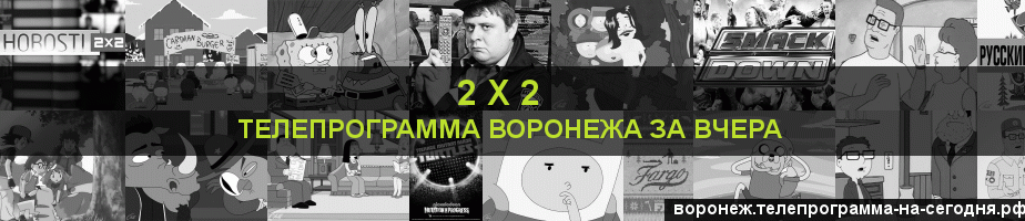 Телепрограмма за вчера канала 2 х 2, Воронеж