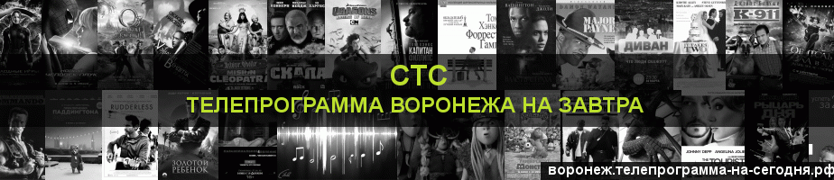 Телепрограмма на завтра канала СТС, Воронеж