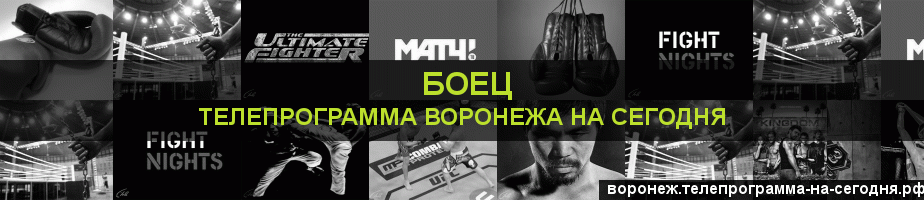 Телепрограмма на сегодня канала Боец, Воронеж