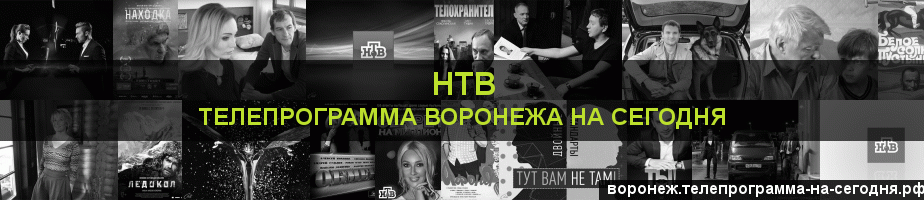 Телепрограмма на сегодня канала НТВ, Воронеж