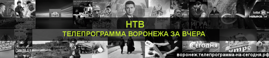 Телепрограмма за вчера канала НТВ, Воронеж