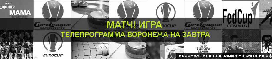 Телепрограмма на завтра канала Игра, Воронеж
