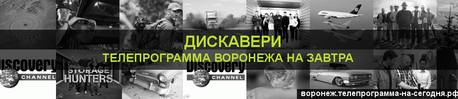 Телепрограмма на завтра канала Дискавери, Воронеж
